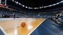 Basketball arena filled with fans